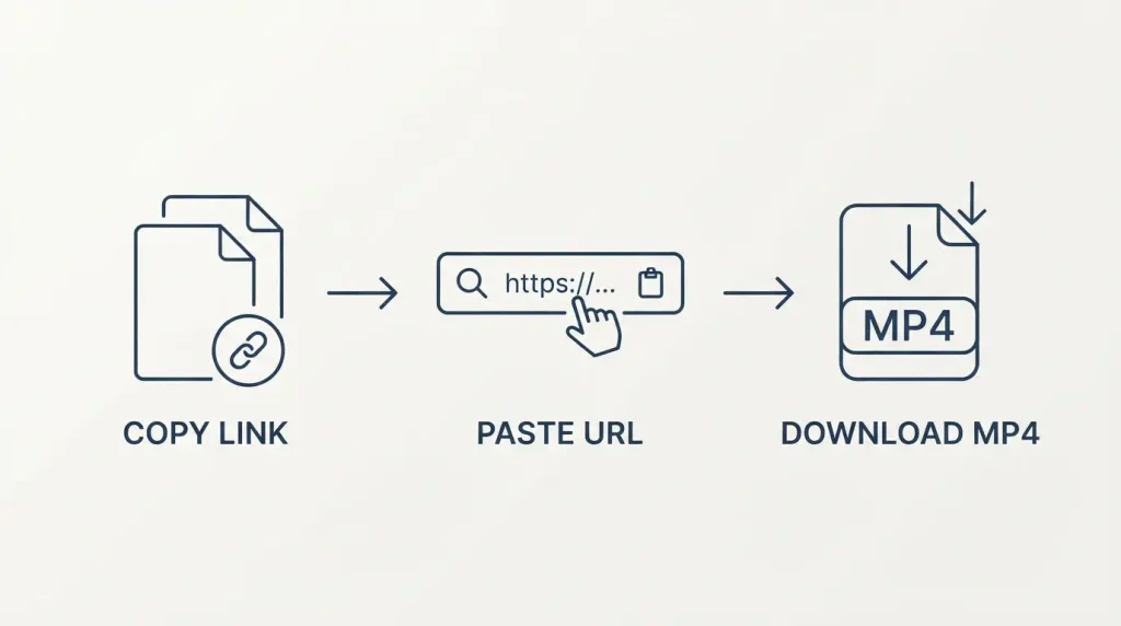 steps to download instagram video as mp4
