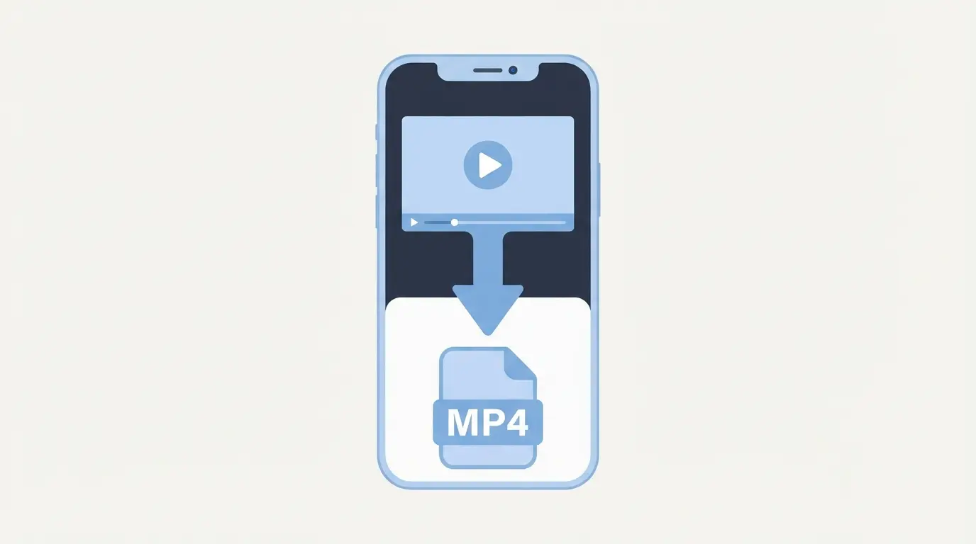 Instagram converter turning a video link into an MP4 file