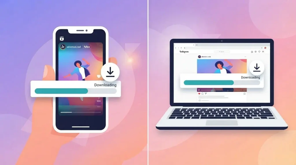 instagram mp4 download on mobile and desktop
